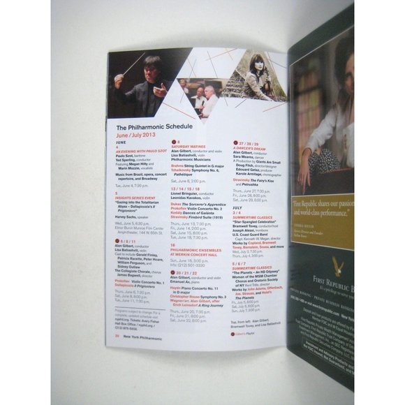 New York City Philharmonic Playbill June 1993 Lincoln Center Wynton Marsalis - Picture 4 of 10